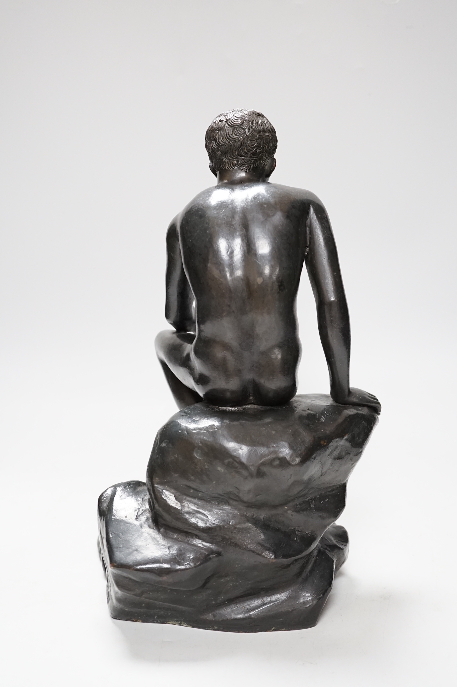 An Italian bronze figure of Hermes, c.1900, 31cm